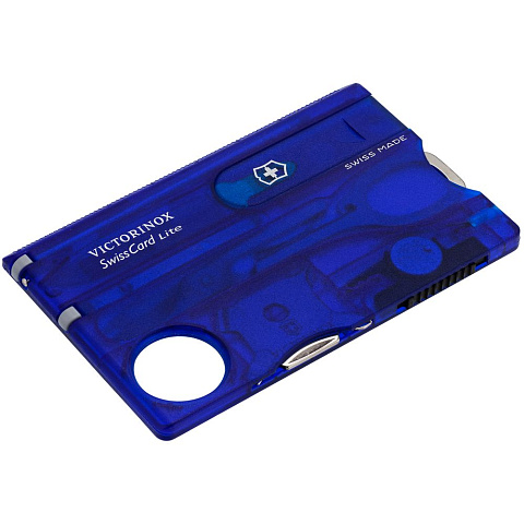 Набор инструментов SwissCard Lite, синий - рис 2.