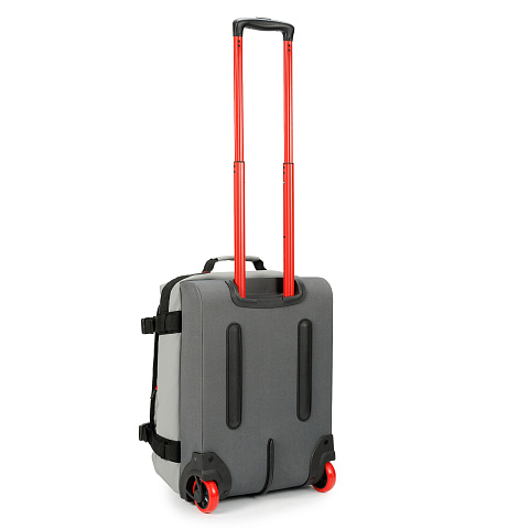 Сумка на колесах TORBER РИТМ, серый, полиэстер 900D с PU покрытием, 49 x 35,5 x 26 см, 35 л - рис 3.