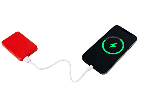 Внешний аккумулятор Simp, 5000 мАч, красный - рис 9.