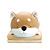 Игрушка Собака Сиба подушка + плед 3в1 - миниатюра - рис 2.