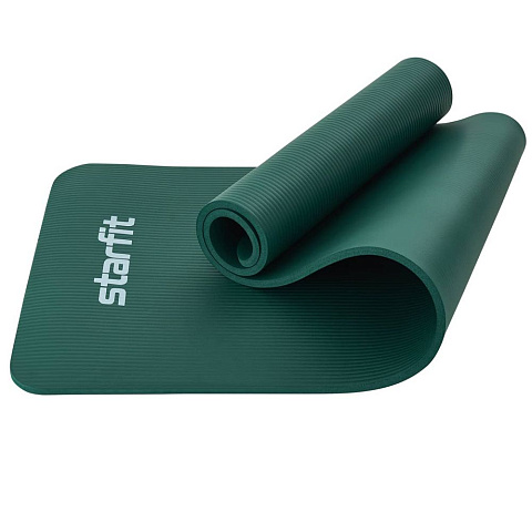 Коврик для йоги и фитнеса Intens, зеленый - рис 2.