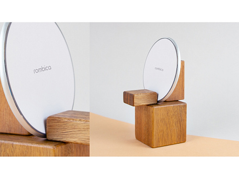 Беспроводное зарядное устройство Rombica  NEO Core Quick c быстрой зарядкой, белый (с лого) (Р) - рис 6.