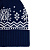 Шапка с зимним орнаментом Frost (синяя) - миниатюра - рис 3.