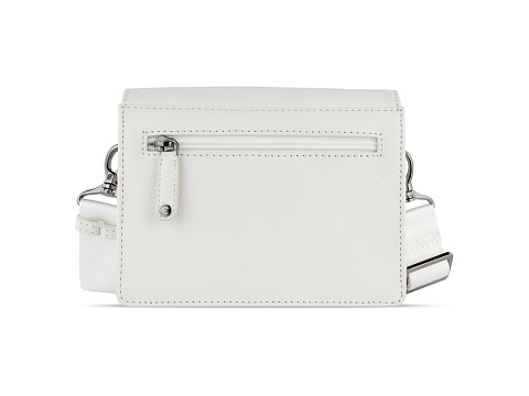 Сумка через плечо женская BUGATTI Elsa, белая, воловья кожа/полиэстер, 18,5х8,5х14,5 см - рис 7.