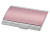 Визитница Смит, розовый/серебристый - миниатюра