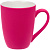Кружка Good Morning с покрытием софт-тач, ярко-розовая (фуксия) - миниатюра