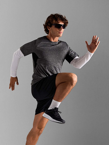 Футболка спортивная унисекс Storm, черная - рис 8.