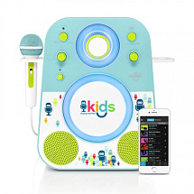 Детская караоке система Singing Machine Kids с микрофоном и цветной LED подсветкой