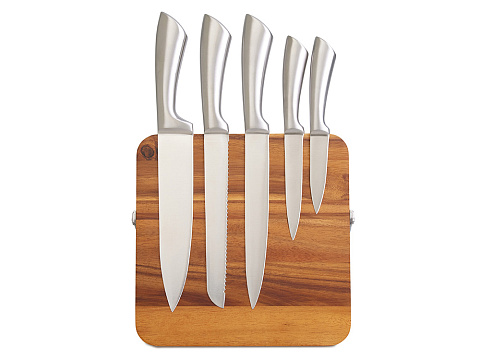 Набор ножей на магнитной подставке Терон - рис 2.