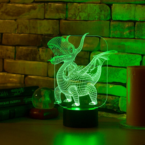 3D светильник Дракоша - рис 3.