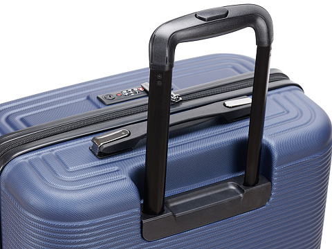 Чемодан TORBER Onego, синий, ABS-пластик, 69,5 х 46 х 26 см, 69 л - рис 6.