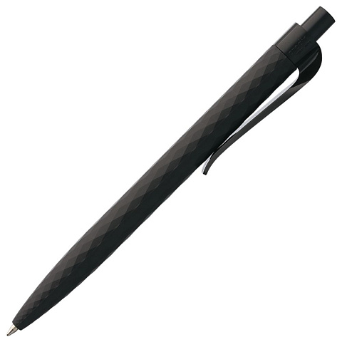 Ручка шариковая Prodir QS01 PRP-P Soft Touch, черная - рис 5.