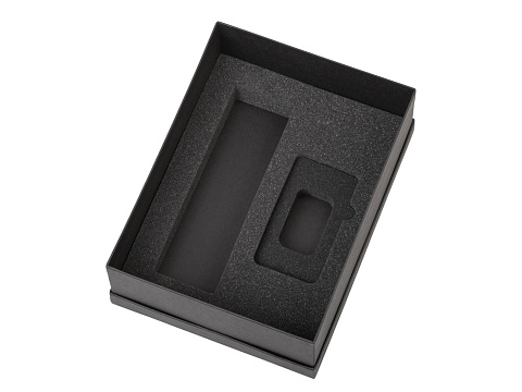 Подарочный набор с термосом и повербанком С2, фиолетовый - рис 3.