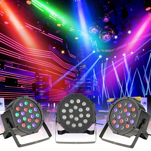 Фоновый проектор для вечеринок RGB Пати (мультичип)