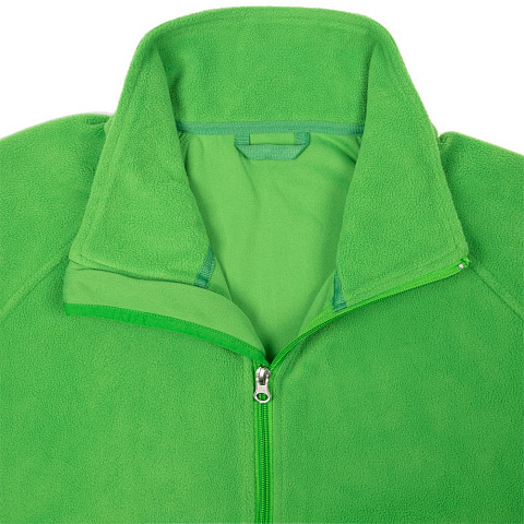 Куртка флисовая унисекс Fliska, зеленое яблоко - рис 4.