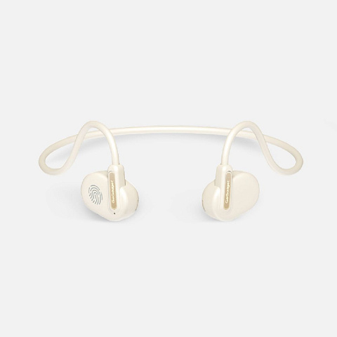 Беспроводные наушники OpenAir Arc, бежевые - рис 3.