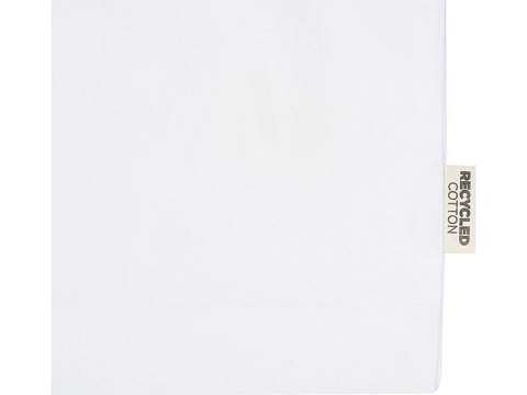 Madras эко- сумка с ластовицей из переработанного хлопка, сертифицированного согласно GRS, плотностью 140 г/м² - Белый - рис 5.