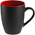 Кружка Bright Tulip, матовая, черная с красным - миниатюра - рис 2.