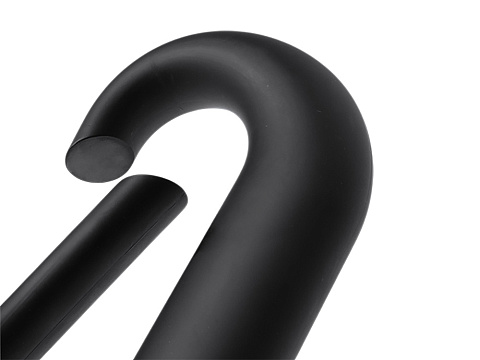 Складной зонт ALCIRA/АЛЬКИРА с системой защиты от снежной бури и ручкой-карабином, черный - рис 3.