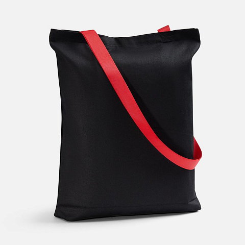 Шопер B4, черный с красными ручками - рис 2.