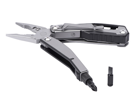 Мультитул-пассатижи Scopus 4-в-1 с двумя битами, черный (Р) - рис 2.