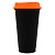 Набор Velours Bag, черный с оранжевым - миниатюра - рис 6.