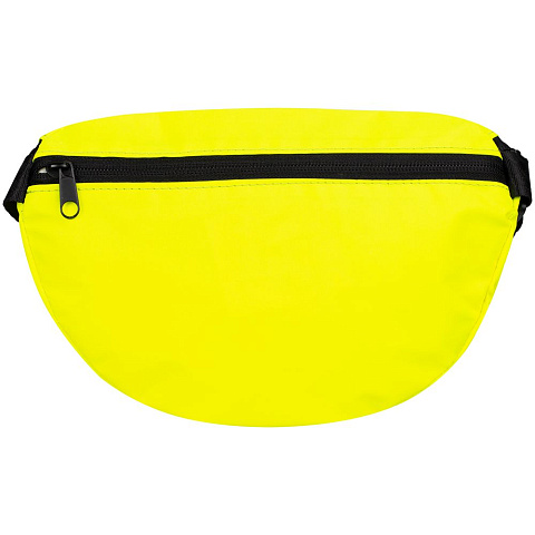 Поясная сумка Manifest Color из светоотражающей ткани, неон-желтая - рис 5.