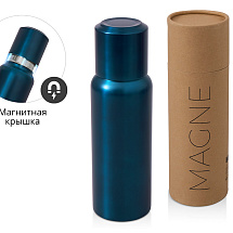 Вакуумный термос c магнитной крышкой Magne, 500 мл, темно-синий