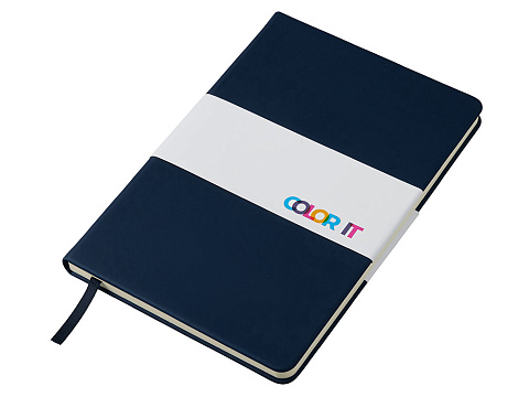 Бизнес-блокнот С3 софт-тач с магнитом, твердая обложка, 96 листов, темно-синий - рис 10.