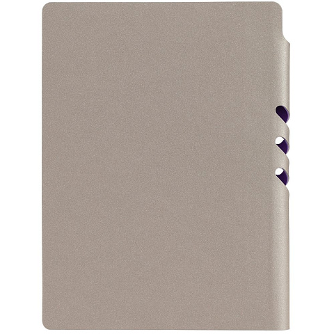 Ежедневник Flexpen, недатированный, серебристо-фиолетовый - рис 6.
