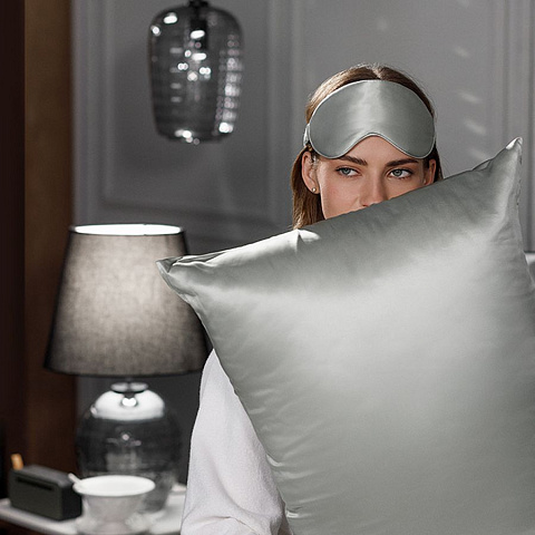 Маска для сна Essential, светло-серая - рис 6.