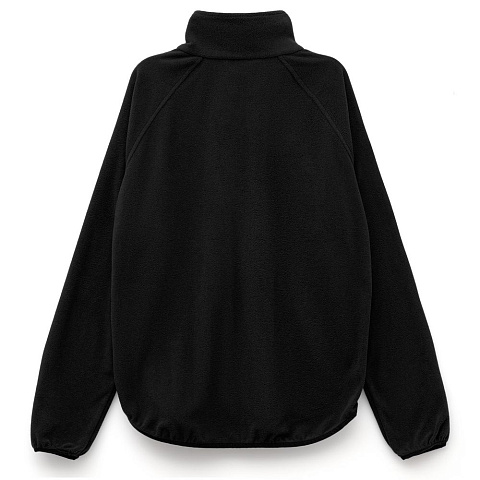 Куртка флисовая унисекс Fliska, черная - рис 3.