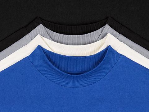 Футболка оверсайз унисекс T9, синяя - рис 5.