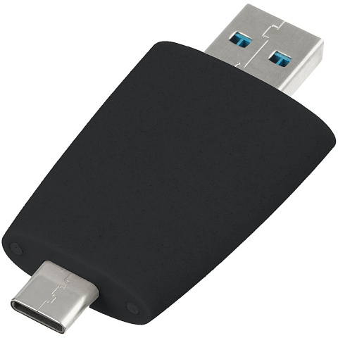 Флешка Pebble Type-C, USB 3.0, черная, 16 Гб - рис 5.