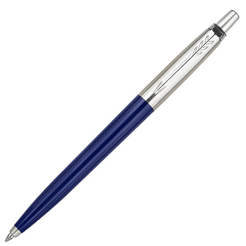 Ручка шариковая Parker Jotter Originals Navy Blue Chrome CT, темно-синяя - рис 2.