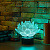 3D светильник Цветок лотоса - миниатюра - рис 6.