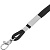Шнурок для бейджа Tube Metal, черный - миниатюра - рис 4.