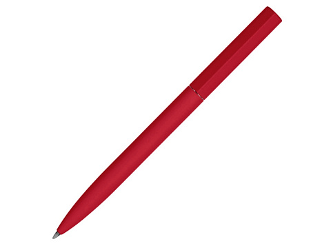 Шариковая металлическая ручка Minimalist софт-тач, красный