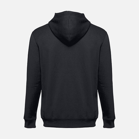 Толстовка мужская на молнии с капюшоном Amsterdam, черная - рис 5.