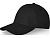 Бейсболка Davis, 6 панелей, черный - миниатюра