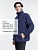 Куртка флисовая унисекс Nesse, темно-синяя - миниатюра - рис 6.