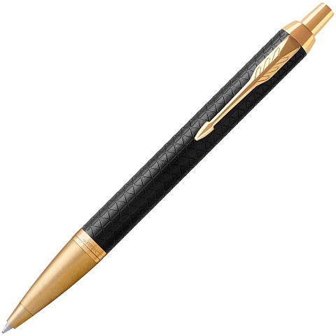 Ручка шариковая Parker IM Premium Black/Gold GT - рис 2.