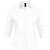 Рубашка женская с рукавом 3/4 Effect 140, белая - миниатюра - рис 2.