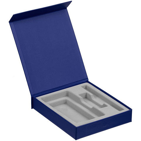 Коробка Rapture для аккумулятора 10000 мАч, флешки и ручки, синяя - рис 2.