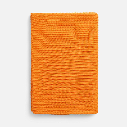 Шарф Nobilis Mono, оранжевый (абрикос) - рис 4.