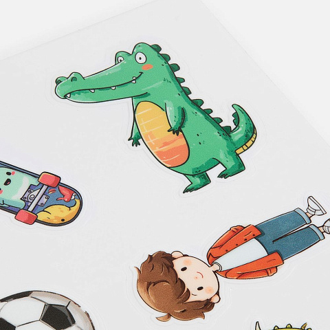 Стикерпак UV-DTF Thematic, для мальчиков - рис 3.