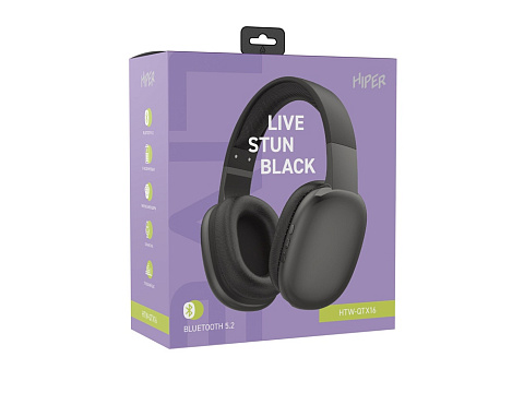 HIPER Наушники накладные Bluetooth HIPER LIVE STUN HTW-QTX16 - рис 9.