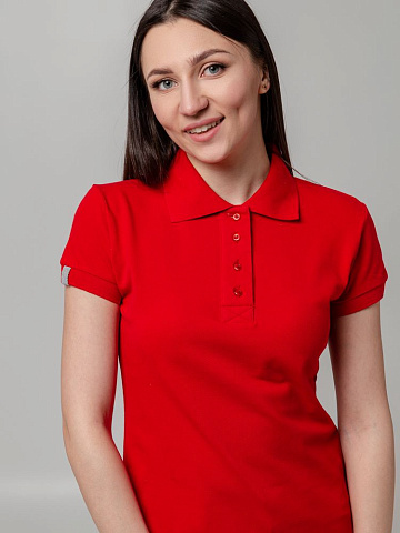 Рубашка поло женская Virma Premium Lady, красная - рис 11.