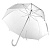 Прозрачный зонт трость - миниатюра