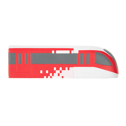 Антистресс «Поезд», белый с красным - рис 3.